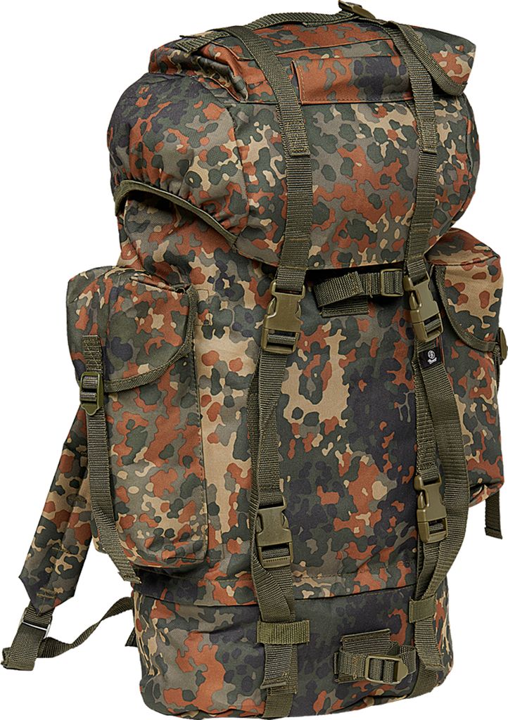 Brandit BD8003 | Nylon Military Backpack One Size - Farbe: flecktarn - Größe: One Size