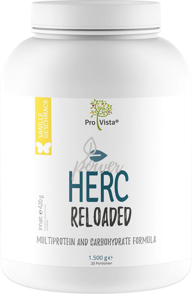 ProVista Herc Kohlenhydrat Eiweiss Mix - 1,5kg Vanille Produktbild 