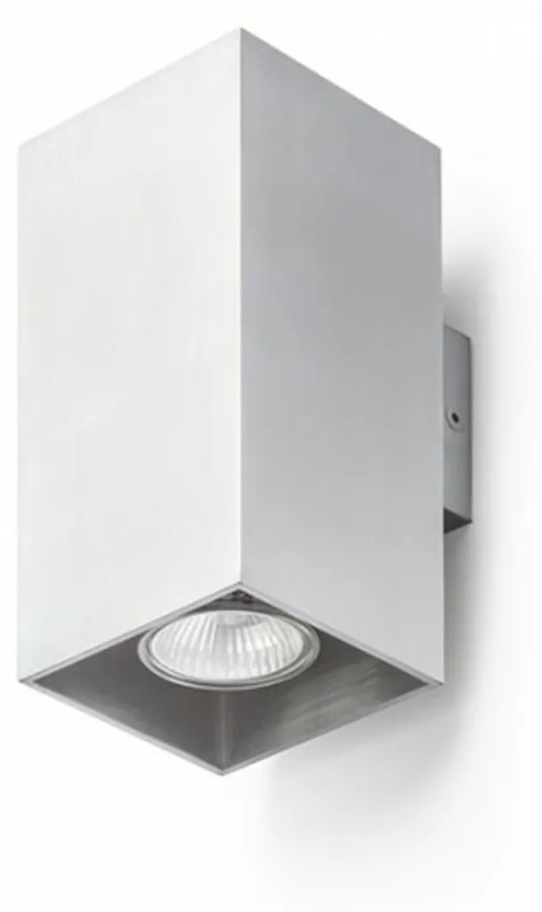 Applique murale salon et couloir AGATE II aluminium GU10 2x35W 230V