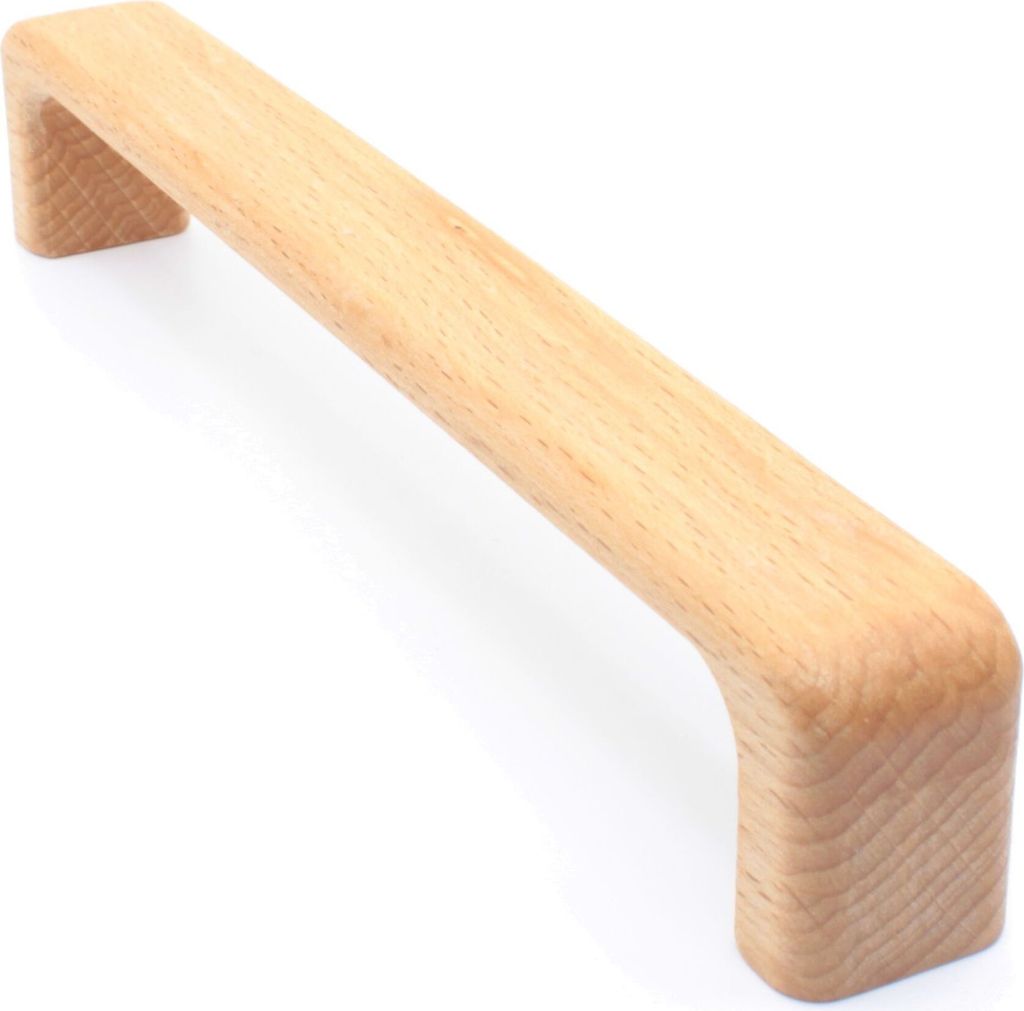 Möbelgriff BA 320mm, Küchengriff Buche massiv, Holzgriff, Türgriff