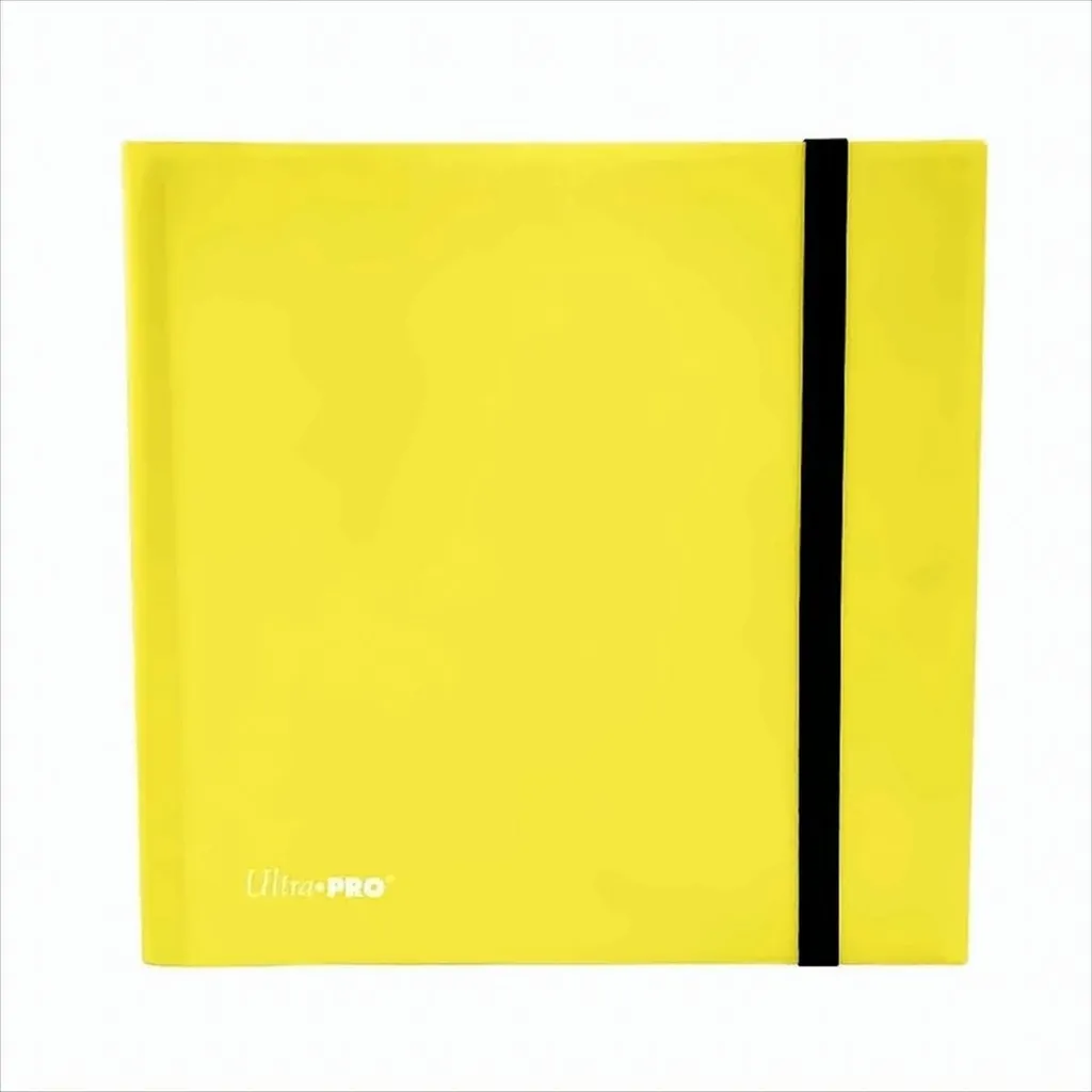 Pro-Binder Jaune Citron UP 12 Poches Eclipse pour Cartes de Collection