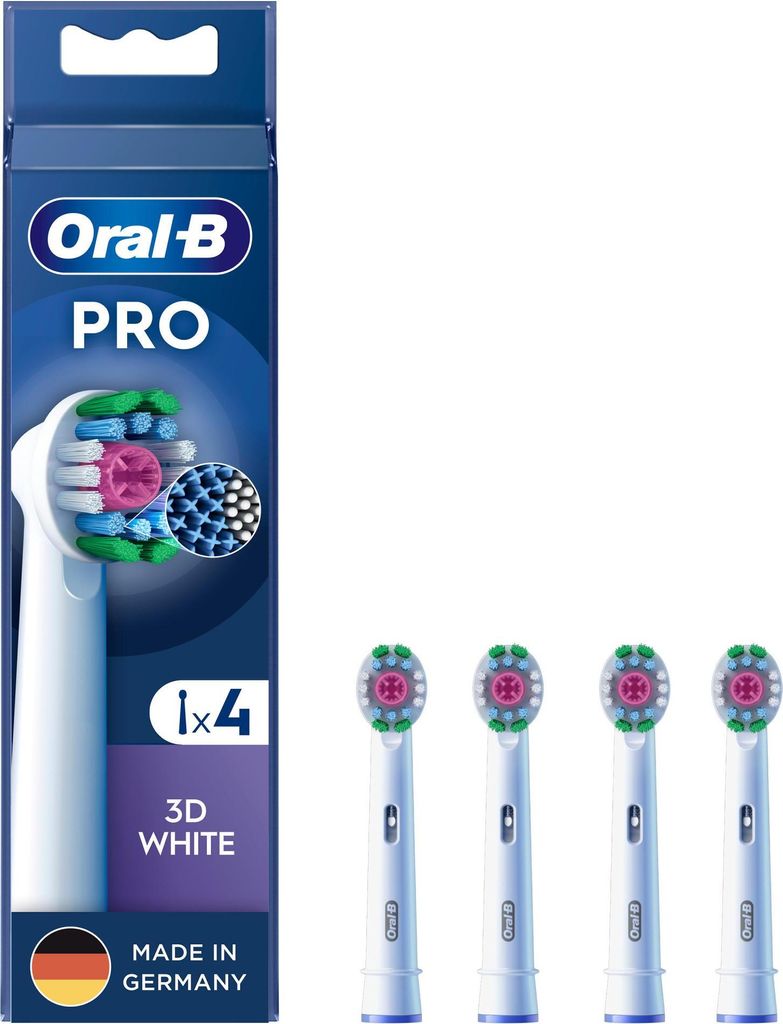 Oral-B Aufsteckbürsten Pro 3D White 4er Produktbild 1