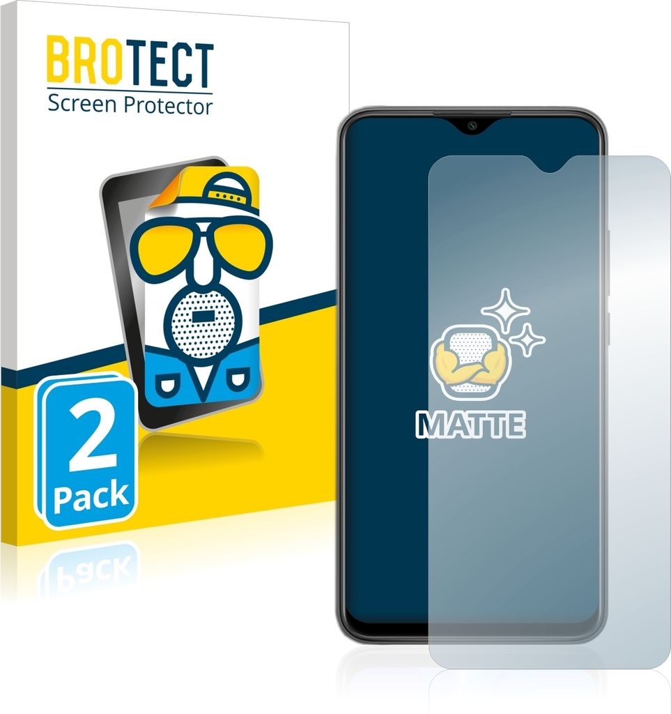2x BROTECT Schutzfolie für Xiaomi Redmi 9 Displayschutz Produktbild 