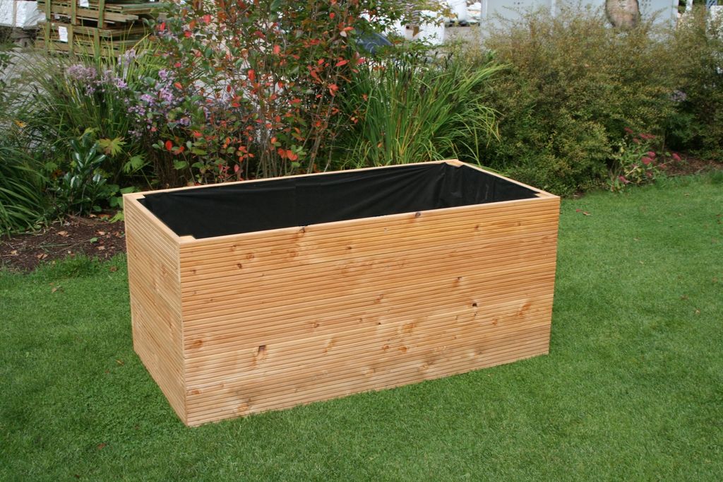 Elegantes Kräuterbeet Pflanzbeet aus Lärchenholz Kräuterbeet Pflanzbeet Größe Hochbeet: B110 x T40 cm Bohlenstärke Hochbeet: Lärche 27 mm ge...