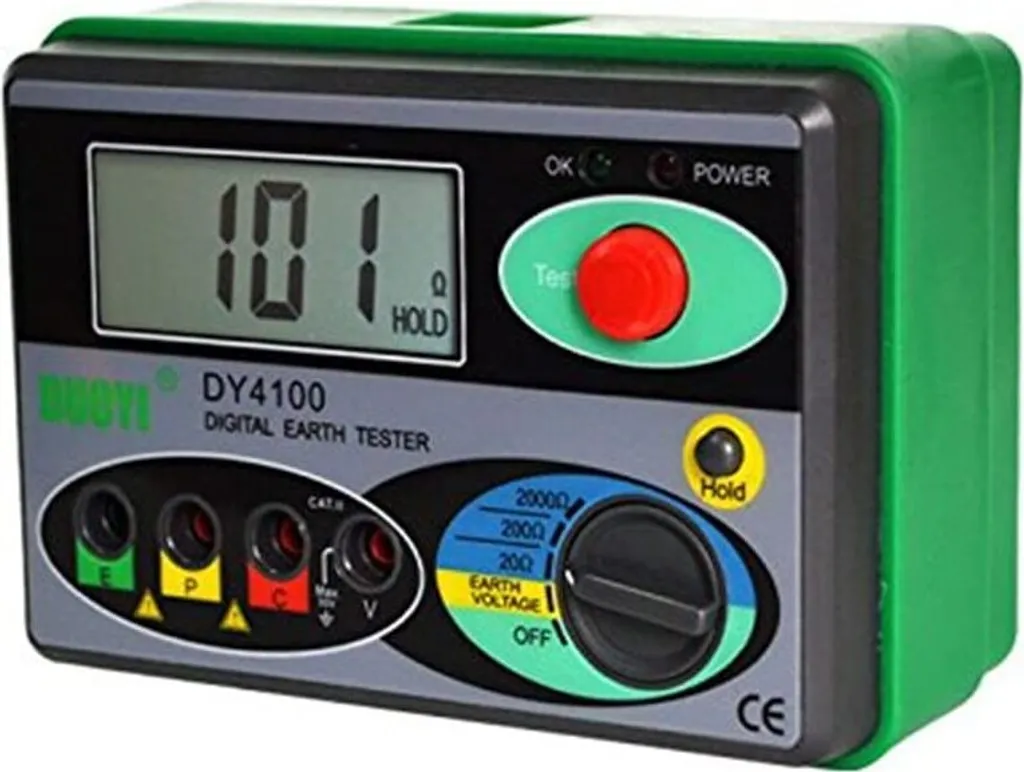 Testeur de Résistance de Terre DY4100 pour Mise en Conformité Électrique