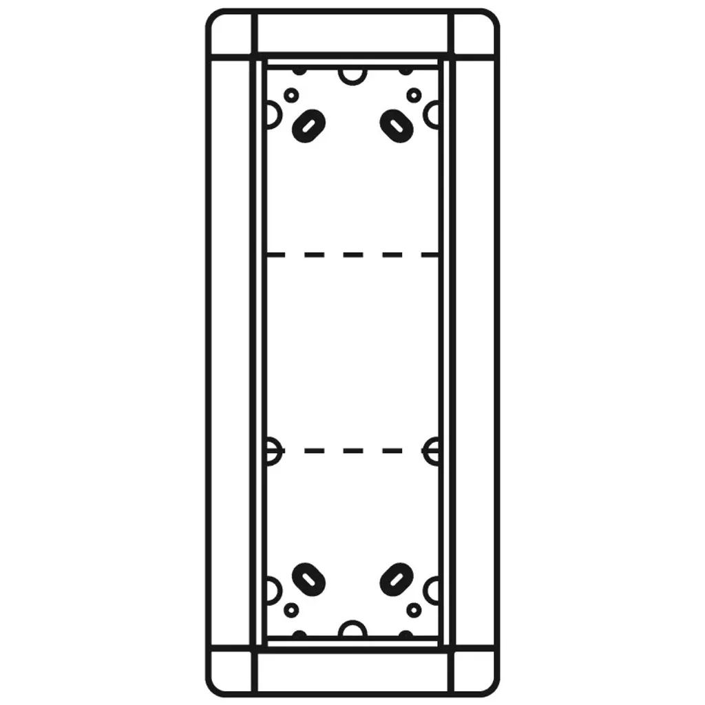 Cadre de montage pour station de porte Ritto Portier 3 postes