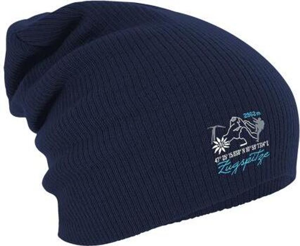 Longbeanie Slouch-Beanie Mütze Zugspitze 54482 Color - Navy