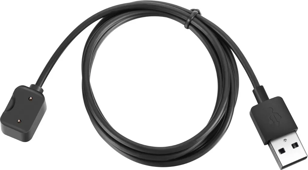 SYSTEM-S Cavo USB 2.0 100cm Stazione di ricarica per Amazfit GTR 4 3 GTS 4 3 Smartwatch Nero