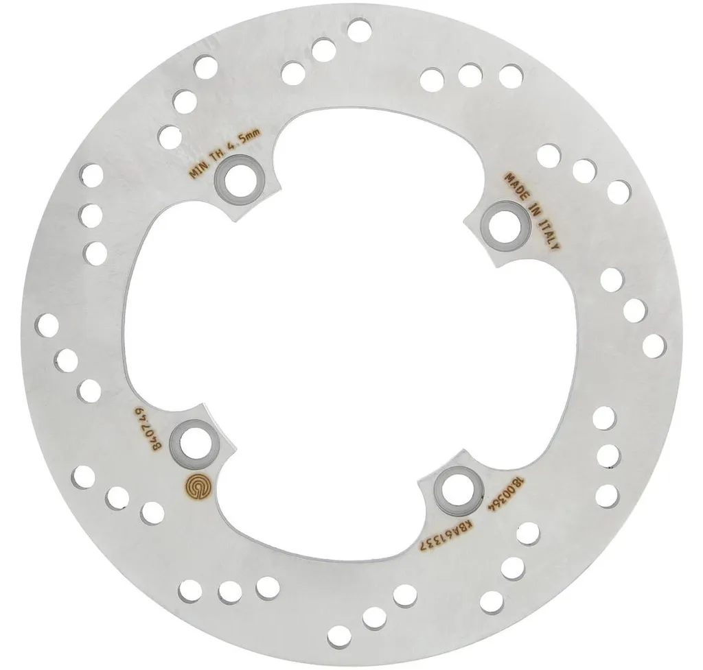 Brembo 68B40749 Disque de Frein Argenté Série Oro Haute Performance
