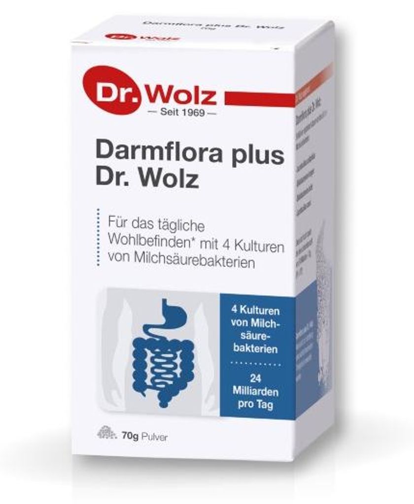 Dr. Wolz Flore intestinale plus poudre, 70 g de poudre Image du produit 