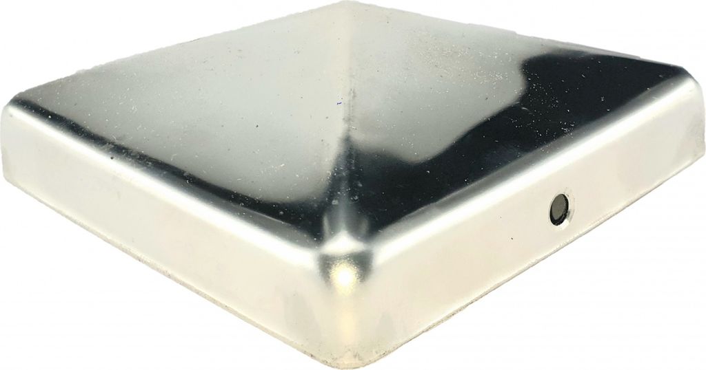 Pfostenkappe Edelstahl 91 mm Kappe für Pfosten 90x90 mm V2A Produktbild 