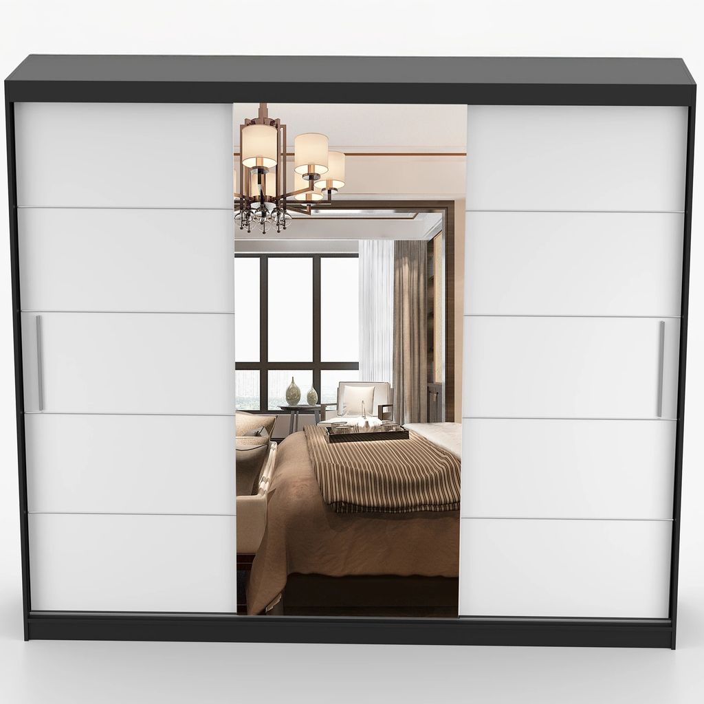 Schwebetürenschrank Kleiderschrank Schrank Schlafzimmer 233 Produktbild 5