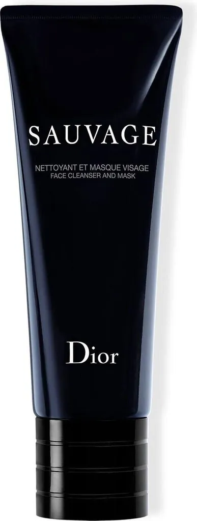 Nettoyant Visage et Masque Crème Sauvage de Dior 120ml pour Homme Chic
