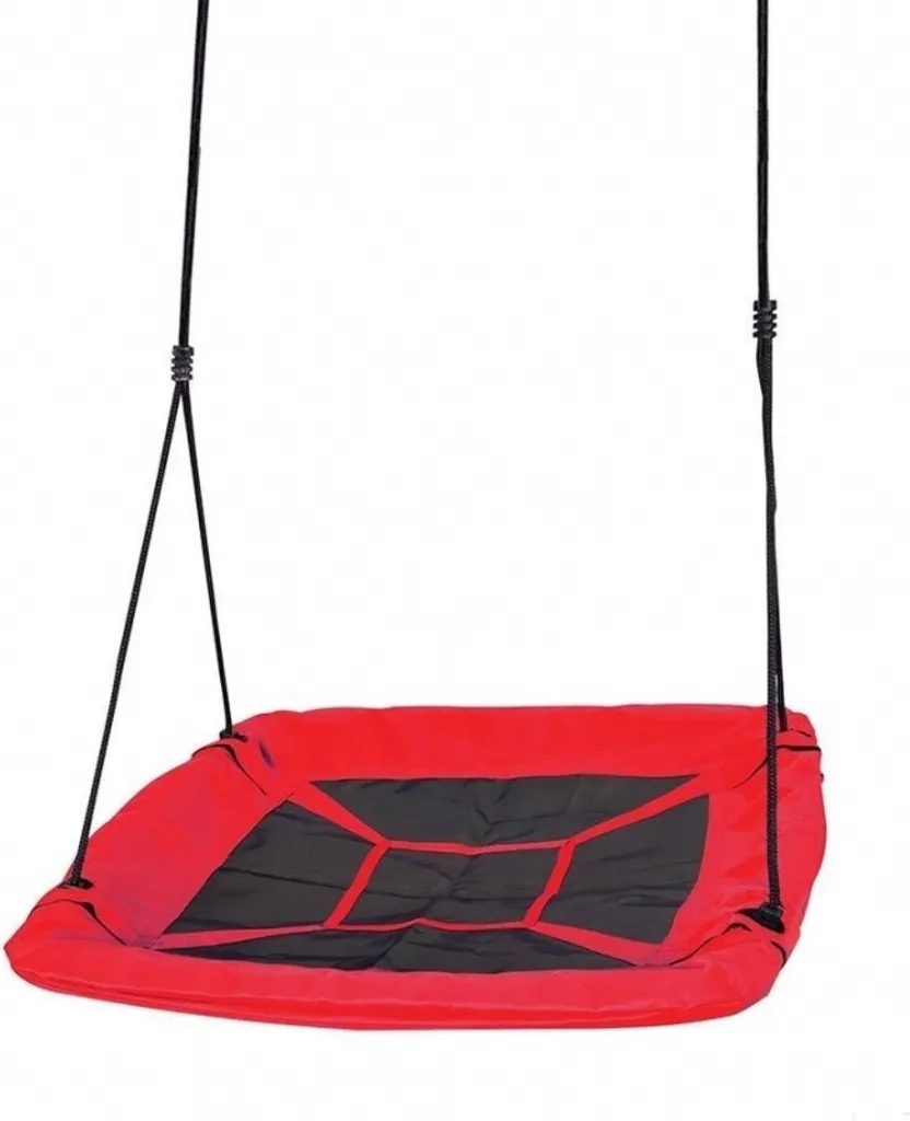 Altalena per bambini - nido di airone, rettangolare rosso GR0229