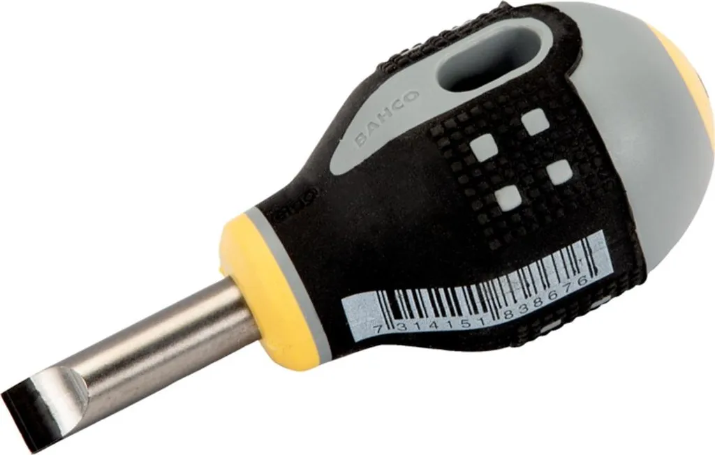 Bahco BE-8360 Cacciavite Ergo Stubby a Taglio 8x25mm Professionale - 1