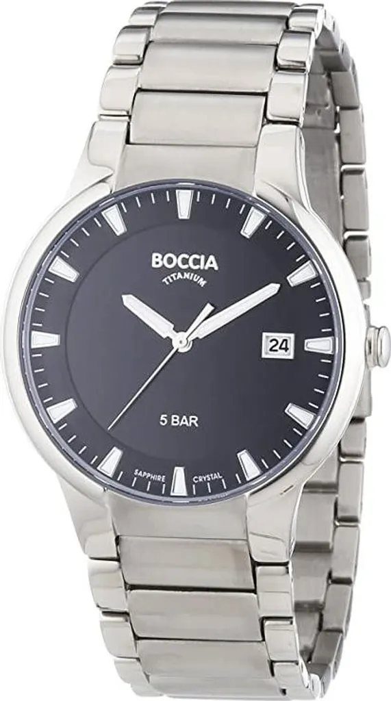 Montre Boccia 3576-01 Titan : Fini les Allergies avec le Titane Pur