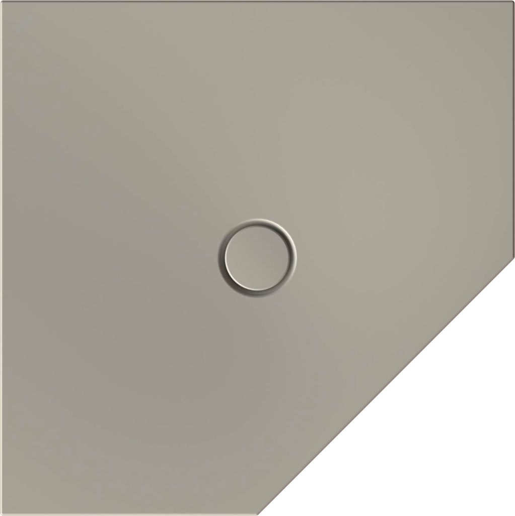 BETTE 7191-416 Duschflächen Fünfeck Floor Caro Stone