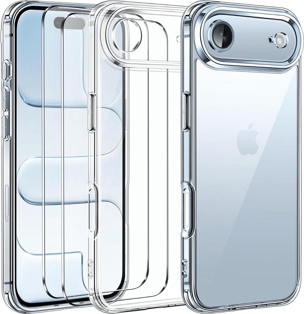 Schutzhülle + 2X Schutzglas für iPhone Air Panzerfolie Produktbild 