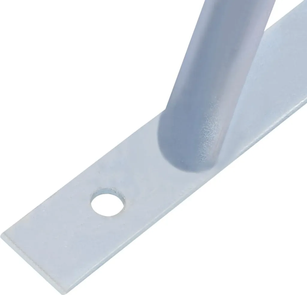 Support poteau clôture rouillé ? Solution acier galvanisé 3 pièces
