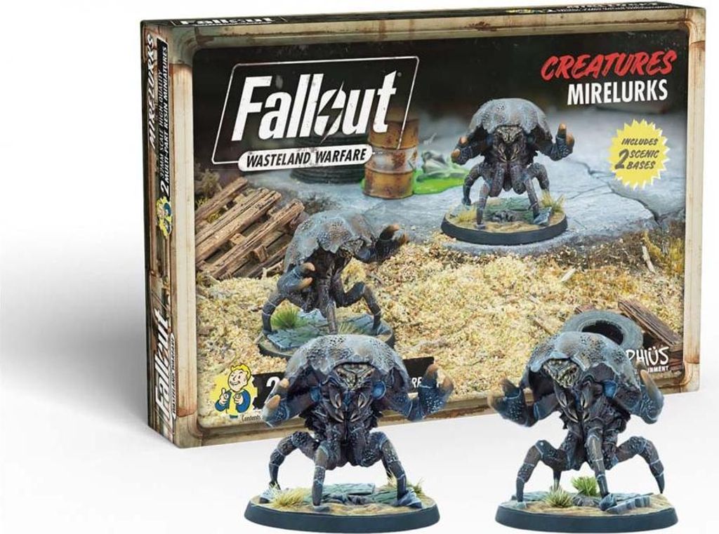 Fallout Creatures Mirelurks - Miniaturenspiel - ENG Edition Zdjęcie produktu 