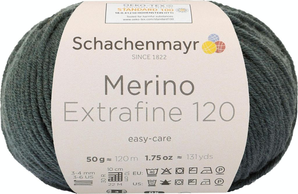 Schachenmayr Merino Extrafine 120, 50g Olive Produktbild 