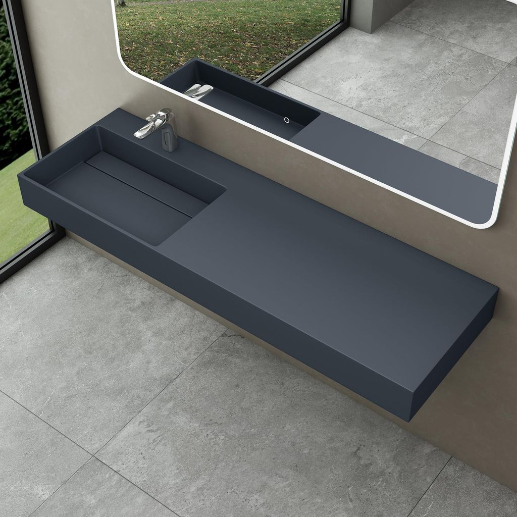 doporro Lavabo Bagno Sospeso Lavabo da Appoggio Immagine del prodotto 