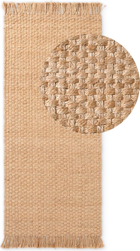 Hanse Home Handloom 1.0 Jute Teppich Fjord Natur Gold