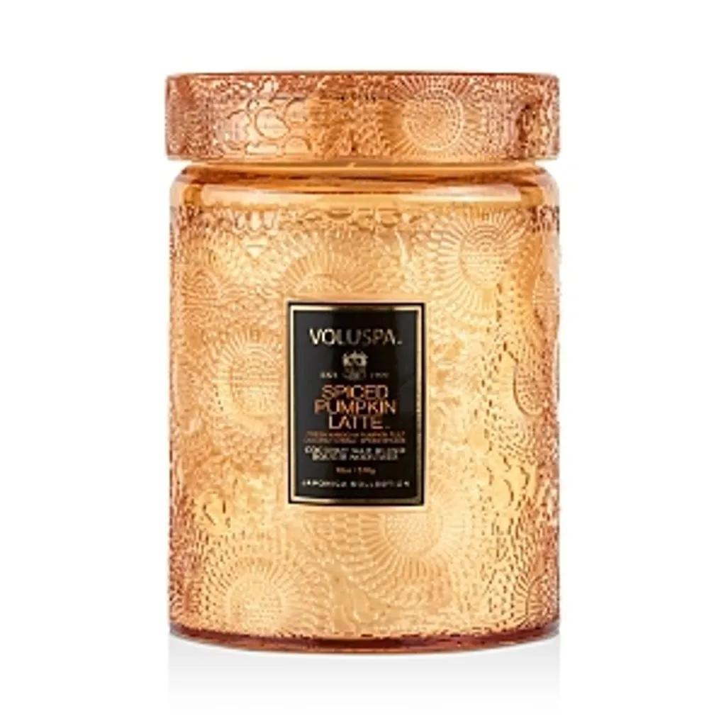 Bougie Ambiance Automne Spiced Pumpkin Latte Voluspa pour la Maison