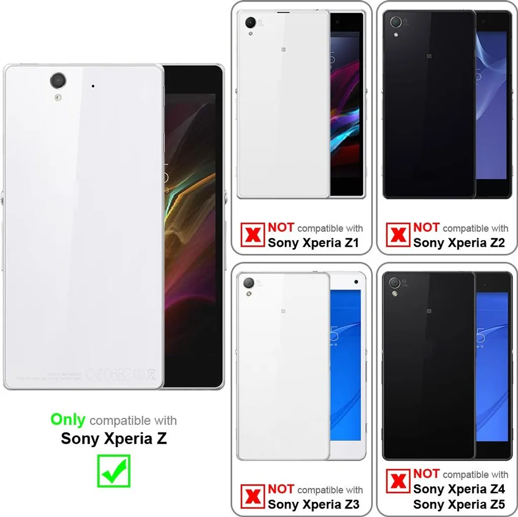 Cadorabo 3x Pellicola di armatura compatibile con Sony Xperia Z3 in ELEVATA TRASPARENZA - 3x Vetro temperato (Tempered) di protezione del display in durezza 9H con 3D Touch