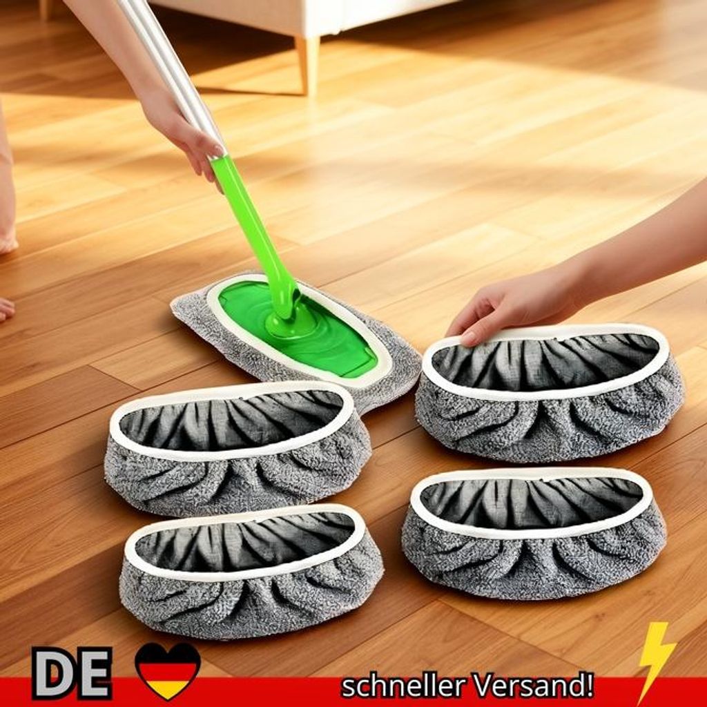 4 Wiederverwendbare Wischpads mit Hoher Wasseraufnahme und Ultrafeinen