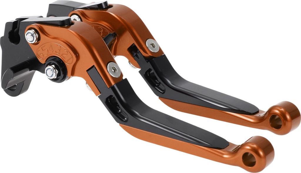 Kurz Lang Bremse Kupplung Hebel für Yamaha WR125X 2009-2015 Verstellbarer Motorrad Lenker Bremshebel Aluminium Legierung Orange Kopf Schwarz Griff