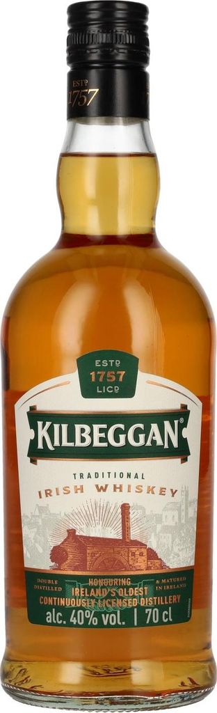 Kilbeggan Traditional Irish Whiskey | 40 % vol | 0,7 l Produktbild 