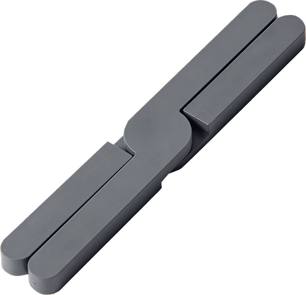 Faltbare Trivet -Matte Nicht -Schlupf -Halpsible Cross -Design TPR Wärmefeste heiße Potpfannenhalter für Küche Dunkelgrau