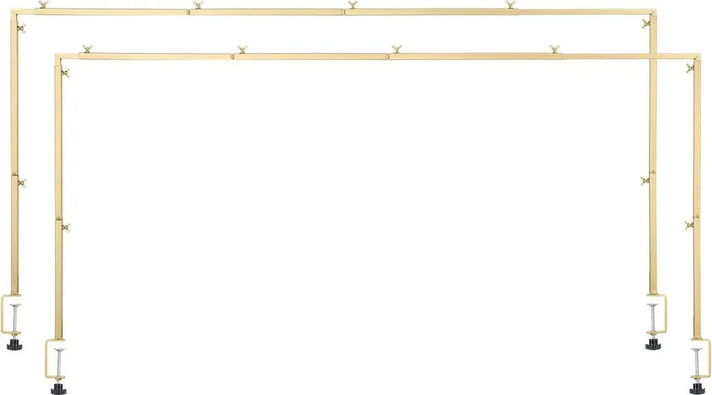 Cadre en arc extensible 28-98 pouces pour décoration de table métal