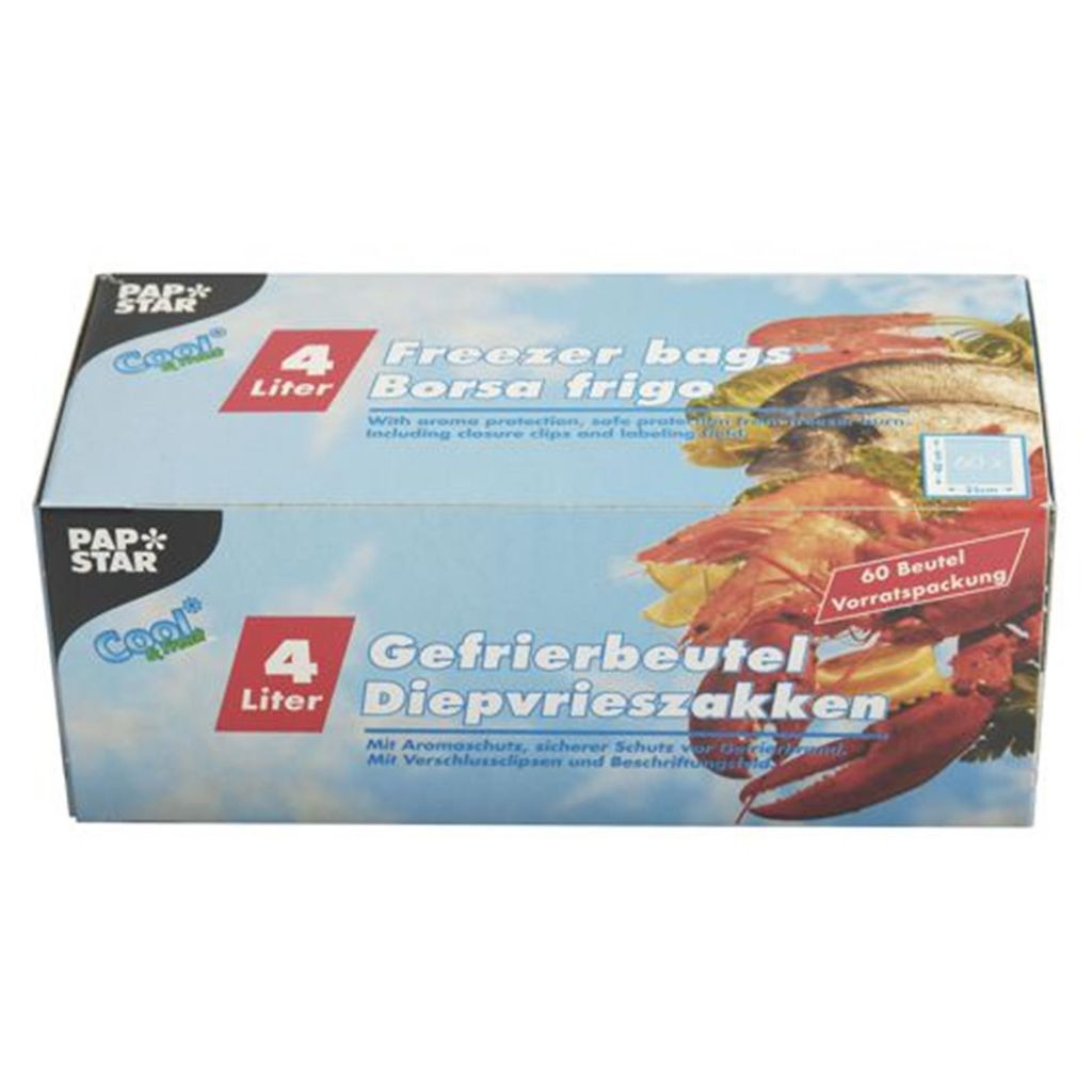 Papstar 14161, 4 l, Transparent, Lineares Polyethylen mit Produktbild 