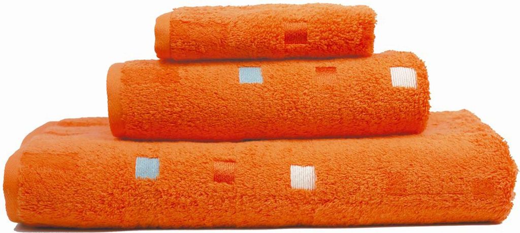 framsohn Walkfrottier Handtücher Quattro Micromodal 100% Baumwolle Frotteetücher saugstark Besonders saugfähig 50x100 cm Clementine