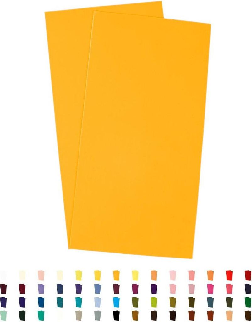 Sandras-Bastelladen Kerzen Verzierwachsplatten 2er Set - 200 x 100 x 0,5mm Mais