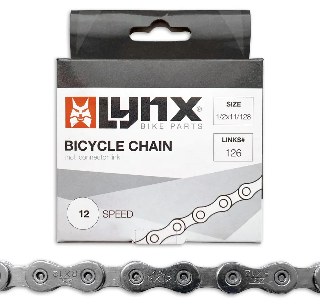 Chaîne Lynx 12 vitesses 126 maillons pour transmission de VTT et route