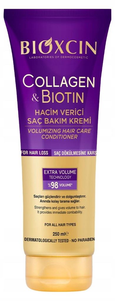 BIOXCIN Odżywka-Krem do Włosów Kolagen i Biotyna 250ml Zdjęcie produktu 