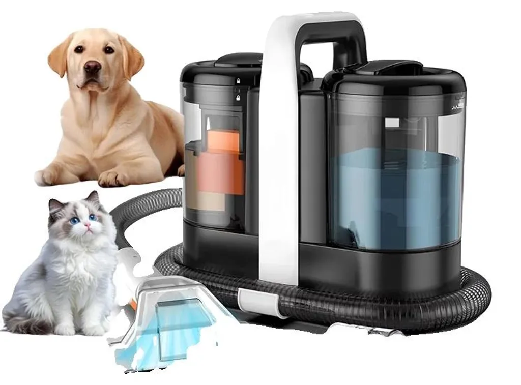 Nettoyeur de tapis W7 portable à forte aspiration et séchage rapide