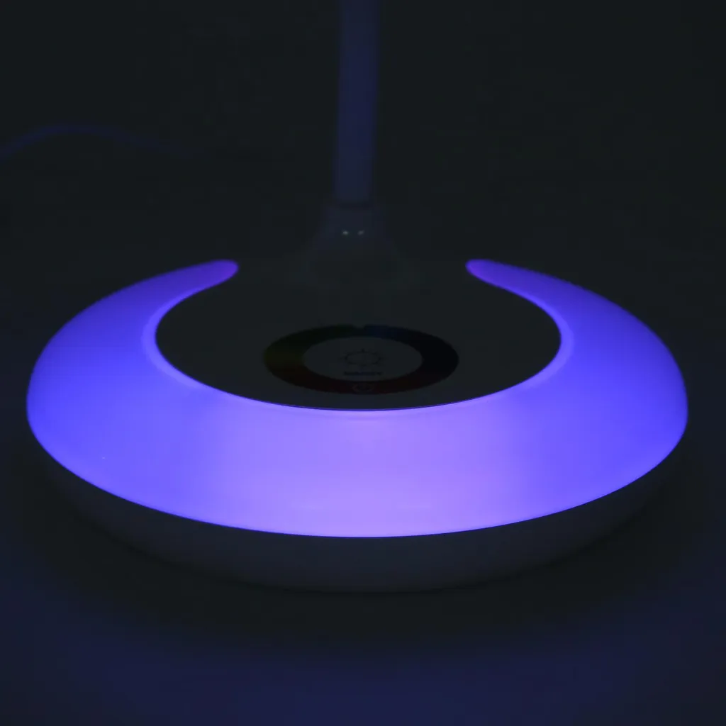 Lampe de table LED tactile rechargeable pour bureau avec protection yeux