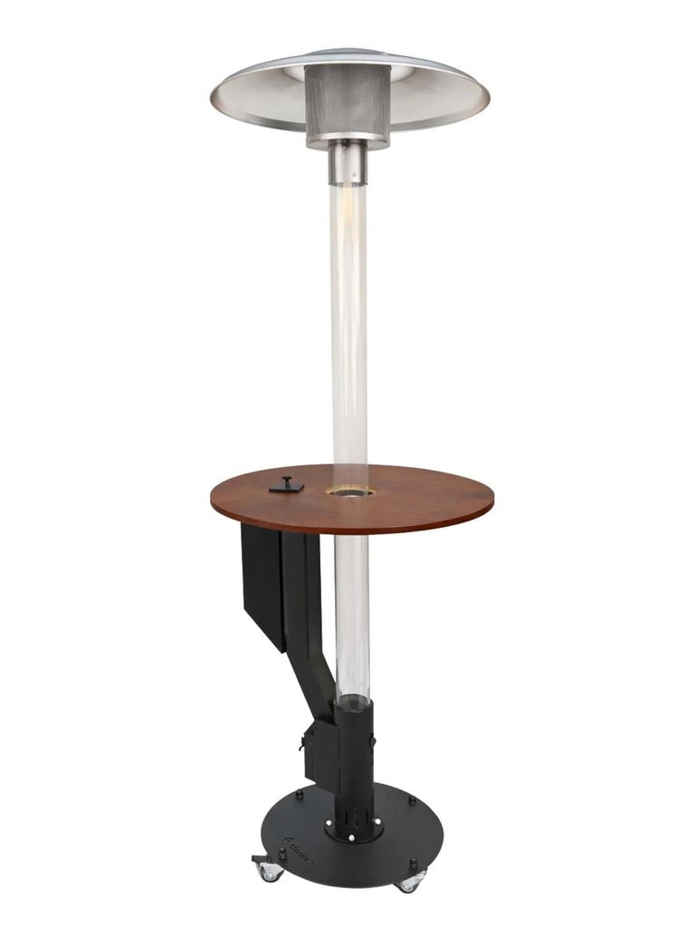 Flamesa® Solaro Pellet Feuertisch 220 cm für Terrasse & Produktbild 