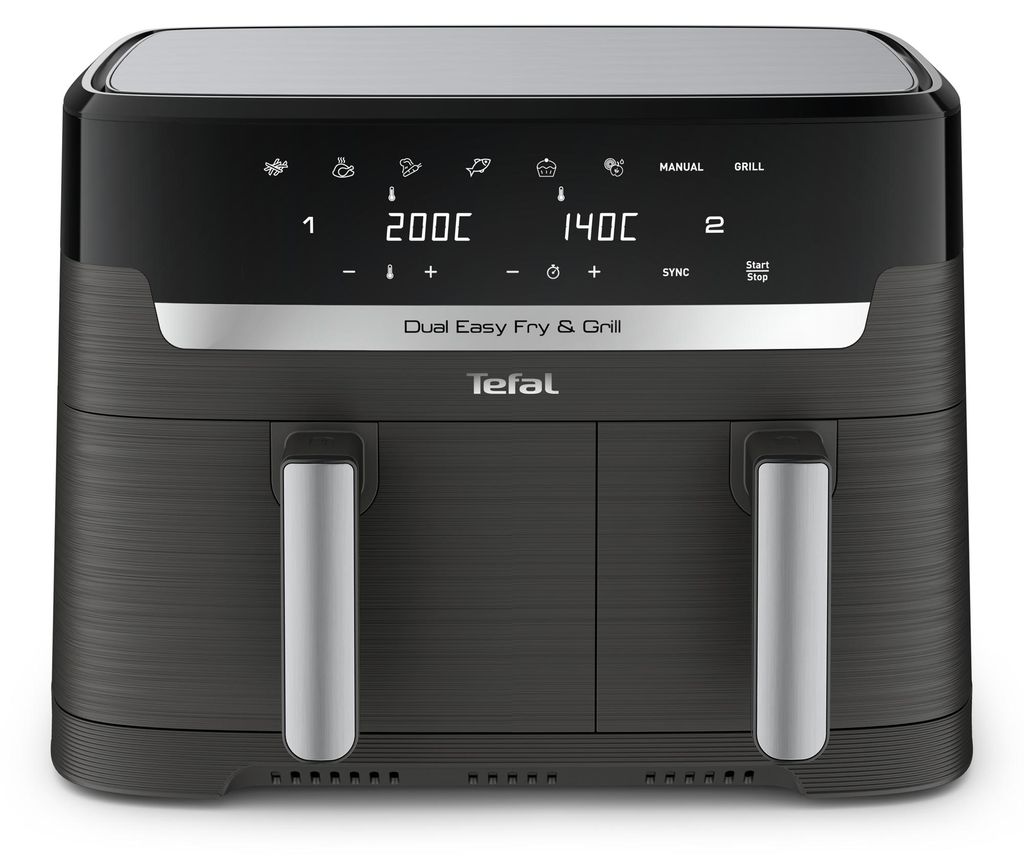 Tefal Dual Easy Fry & Grill EY905B, Frytkownica na gorące Zdjęcie produktu 