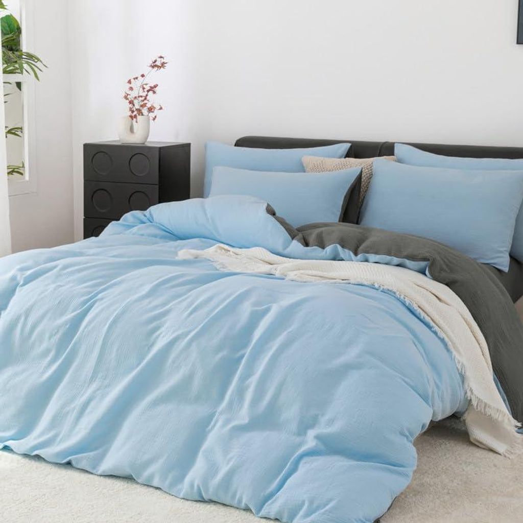 Mousseline Katoenen Beddengoed - Atemberaubend und Komfortabel - Set von 3