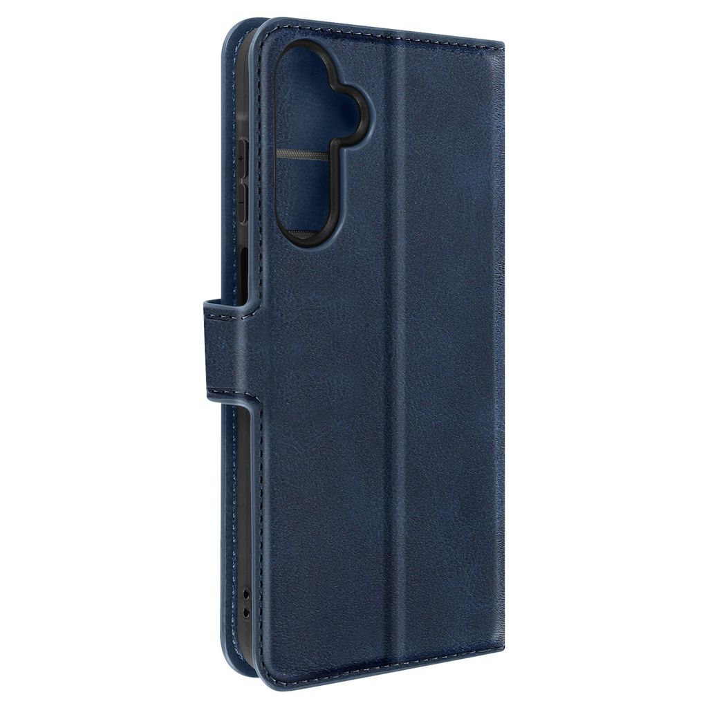 Avizar, Hülle für Samsung Galaxy A25 5G Portemonnaie, Standfunktion, Dunkelblau