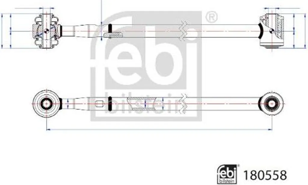 Solution bruits de suspension RAV 4 : Bras FEBI 180558 OE 4877042020