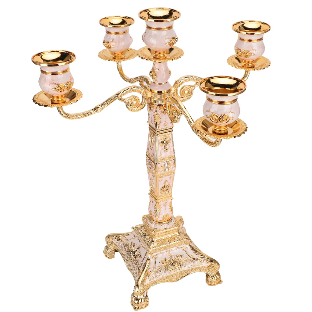 Bougeoir Stable Anti-Coulures pour Décoration de Mariage Sans Taches