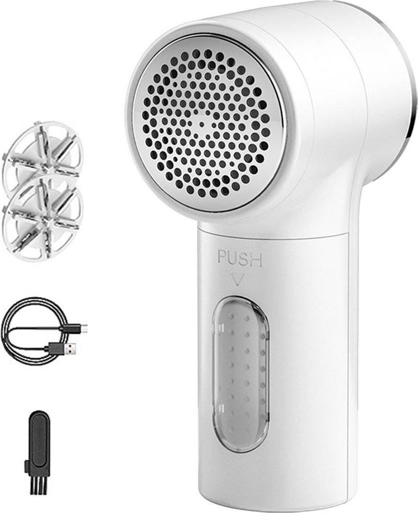 Elektrischer Haarentferner & Textilrasierer – 3-stufiger Fusselentferner, wiederaufladbar, ideal für Pullover, Möbel und Sofas