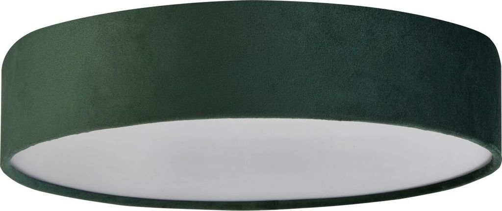 Deckenleuchte Metall E27 rund Ø 50 cm Grün 3-flammig Modern Produktbild 