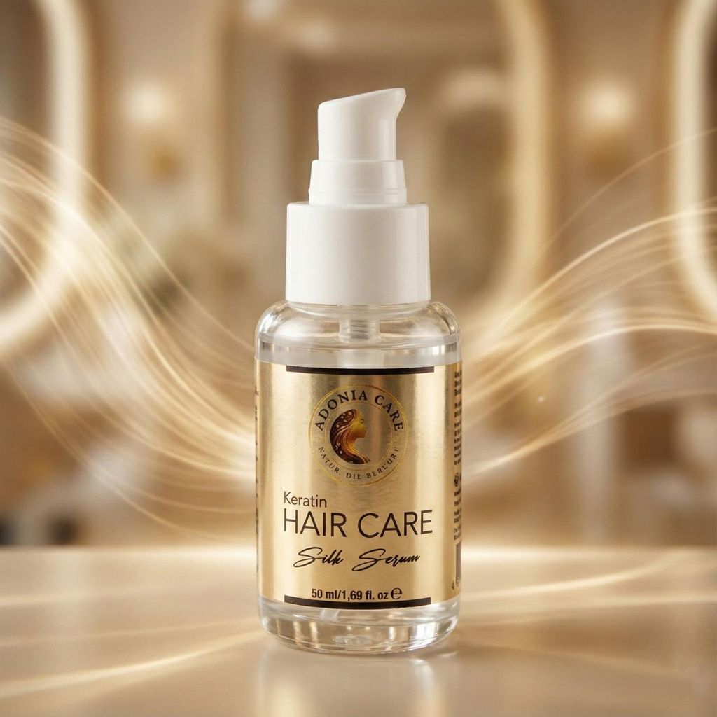 Keratin HAIR CARE Silk Serum – Glanz & Schutz für strapaziertes Haar